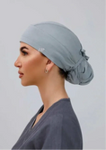 Load image into Gallery viewer, Classic Ponytail - The MonoChrome Collection - Aví Scrub Caps