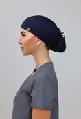 Load image into Gallery viewer, Classic Ponytail - FRESH LEAVES Collection - Aví Scrub Caps