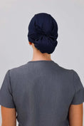 Load image into Gallery viewer, Ponytail with Eyelets - The MonoChrome Collection - Aví Scrub Caps