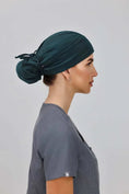 Load image into Gallery viewer, Ponytail with Eyelets - The MonoChrome Collection - Aví Scrub Caps