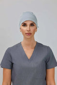 Load image into Gallery viewer, Ponytail with Eyelets - The MonoChrome Collection - Aví Scrub Caps