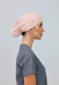 Load image into Gallery viewer, Ponytail with Eyelets - The MonoChrome Collection - Aví Scrub Caps
