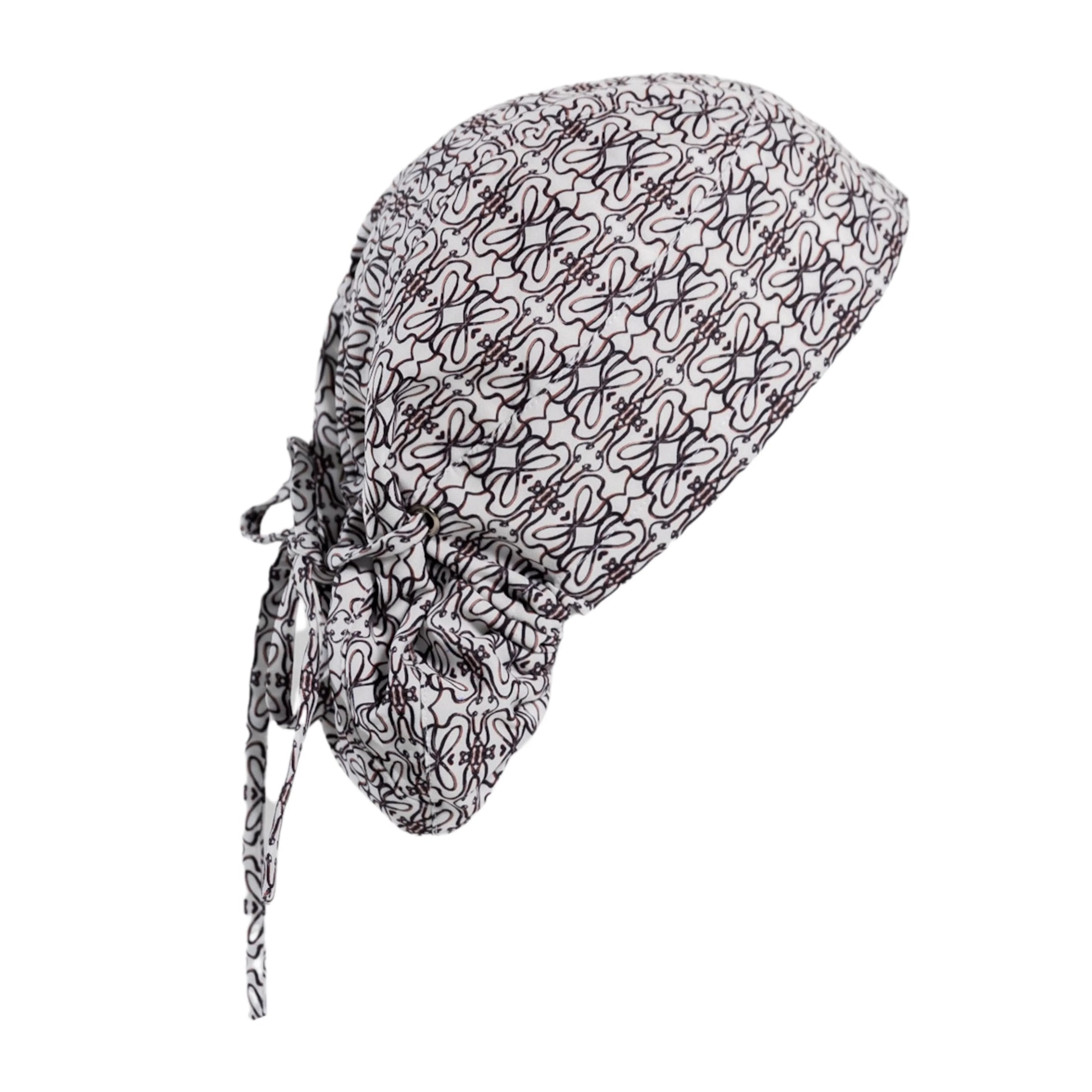 Ponytail with Eyelets - Surgeon’s Knot Collection - Aví Scrub Caps