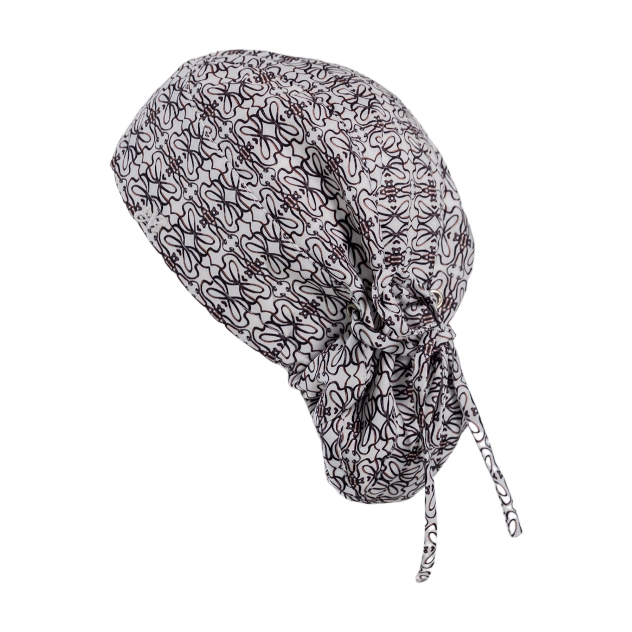 Ponytail with Eyelets - Surgeon’s Knot Collection - Aví Scrub Caps